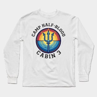 trident is Poseidon - CAMP half-blood Long Sleeve T-Shirt